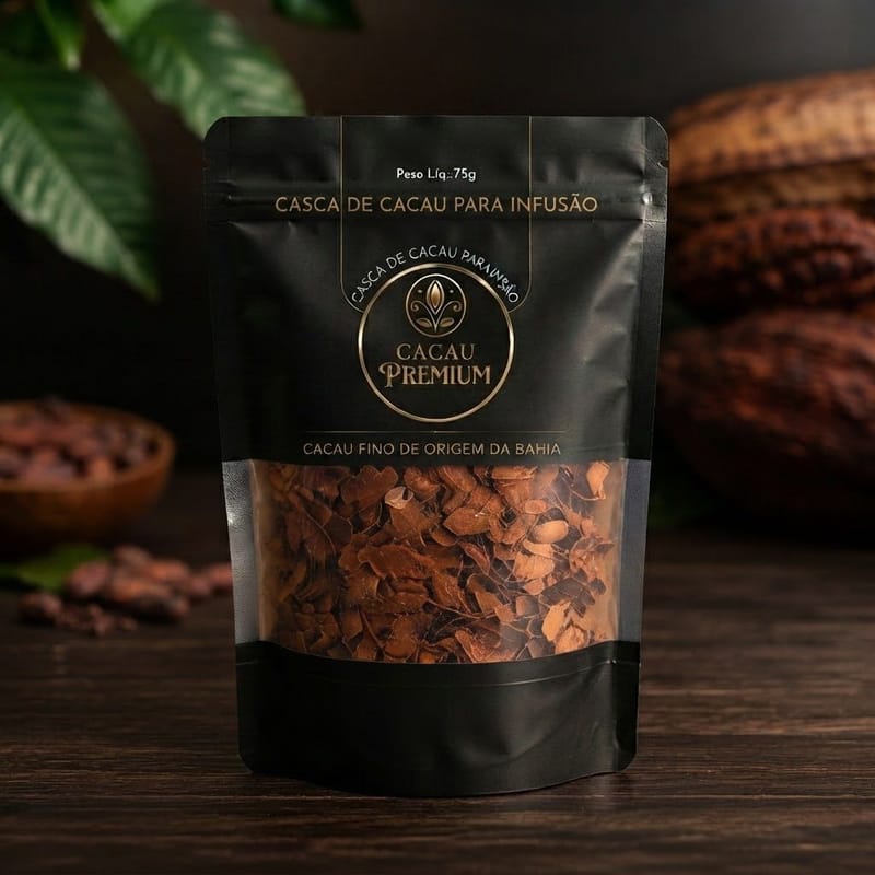 Cascas para Chá Granel — Cacau Premium